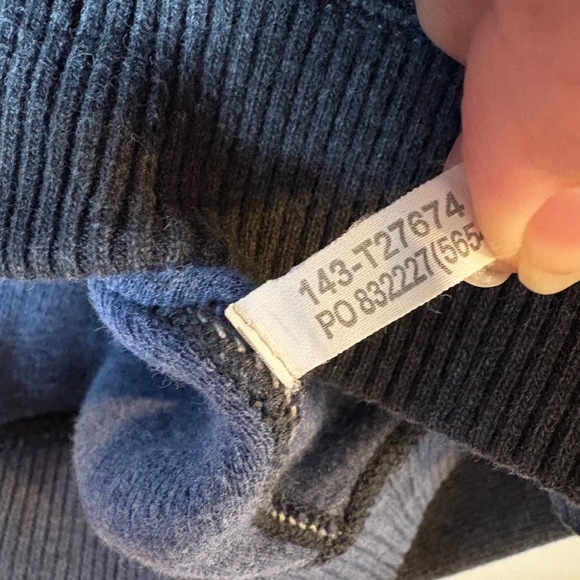 Abercrombie & Fitch Textured Knit Johnny Collar Polo Shirt Black Size Medium - Picture 7 of 7